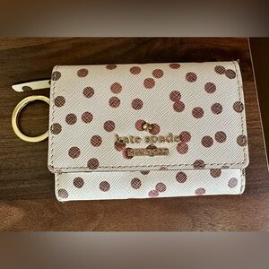 Kate Spade Gold Polka Dot Wallet ♠️
